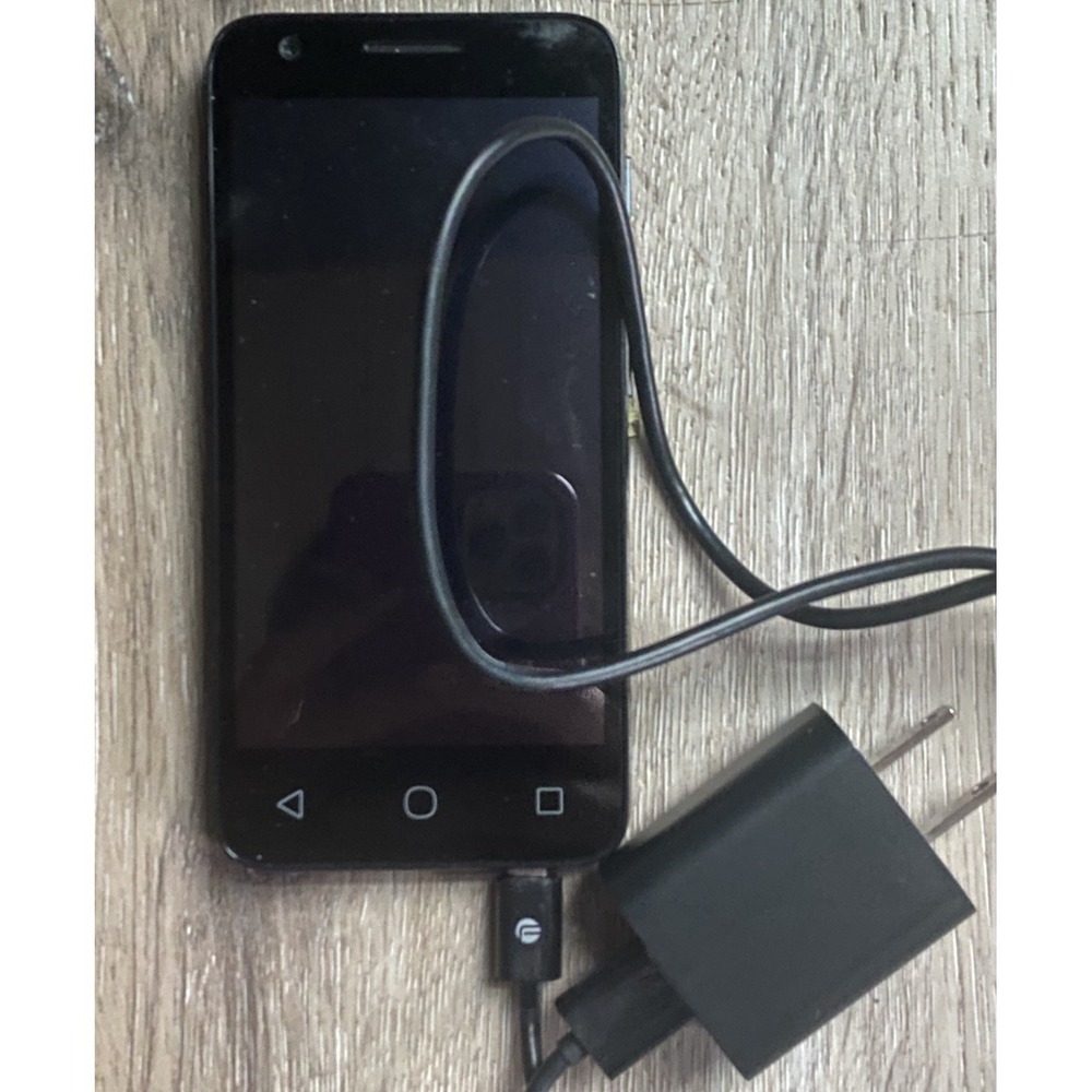 Alcatel Android Smartphone AT&T Black Wi-Fi Bluetooth Bar Mobile Phone